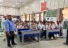 स्कूल परिसर में बनाया जा रहा “ई-वेस्ट हब”